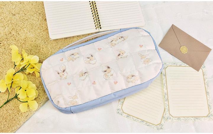 Actual product image HORI SWITCH 2 Borsa Imbottita Puff Pouch Eevee Cottage Core (Switch 2)