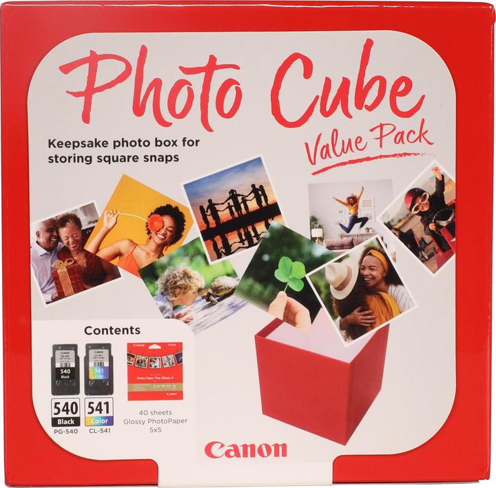 Produktbild Canon PG-540 / CL-541 Photo Cube Value Pack PP-201 13x13 cm 40 Bl (M, C, BK, Y)