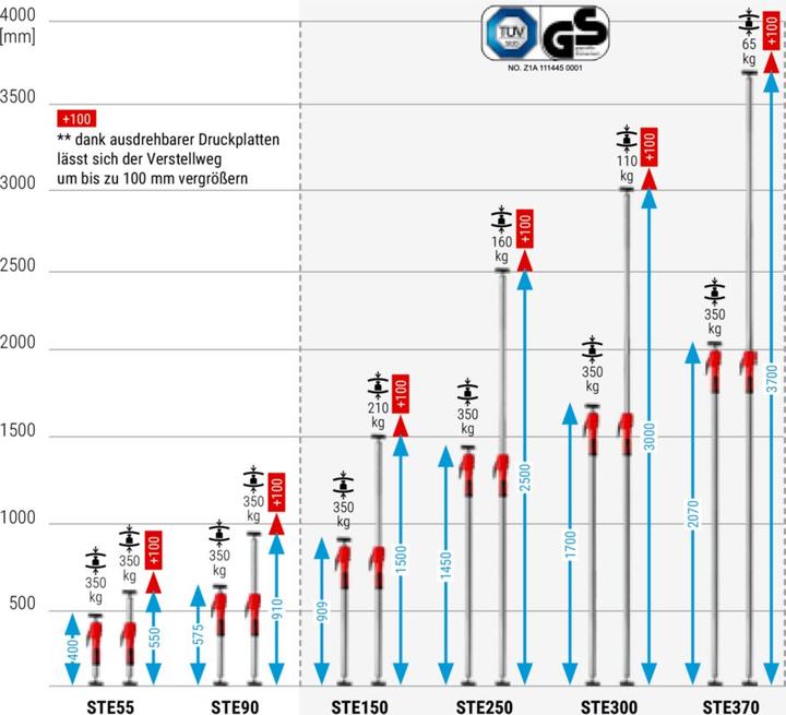 Image du produit Bessey Supports de plafond et de montage (910 mm)