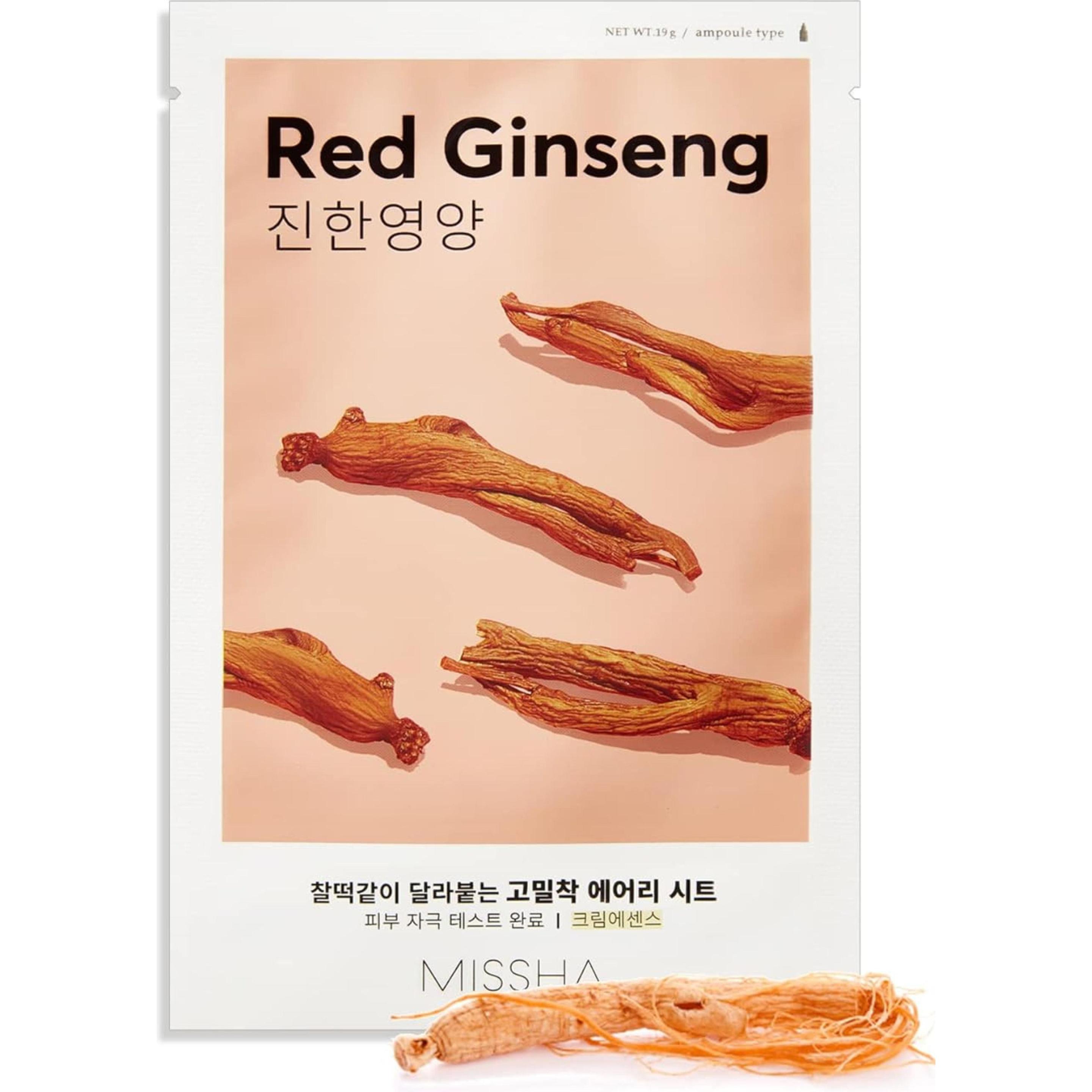 Missha, Gesichtsmaske, Airy Fit Red Ginseng