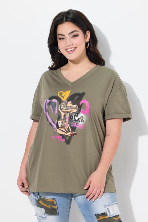 Image du produit Angel of Style T-Shirt, Boxy Fit, Kroko-Druck (52)