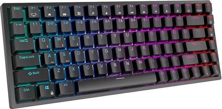 Image du produit Royal Kludge Gaming Keyboard Zwart - RGB Verlichting - Hot-Swappable - Tri-Mode - Ergonomique Mécanique Gaming T (ING. Int., Filaire)