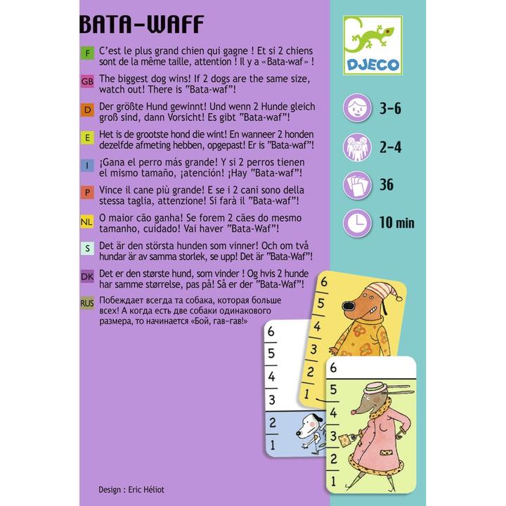 Produktbild Djeco Bata-Waf (Französisch)