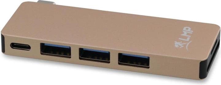 Actual product image LMP Basic Hub 6 Port Gold (USB-C, 6 ports)