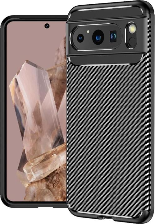 Immagine prodotto Screenguard Google Pixel 8 Pro Cover Custodia in TPU con design al carbonio (Google Pixel 8 Pro)