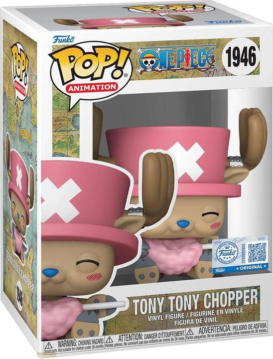 Image du produit Funko One Piece POP ! Tony Chopper avec Cotton Candy
