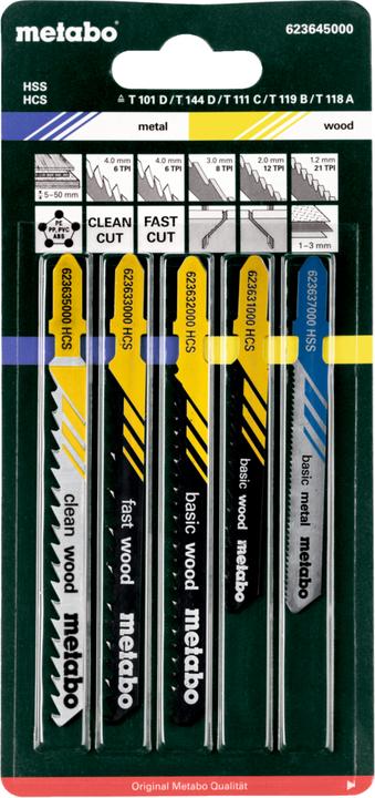 Produktbild Metabo Stichsägeblattsortiment 2