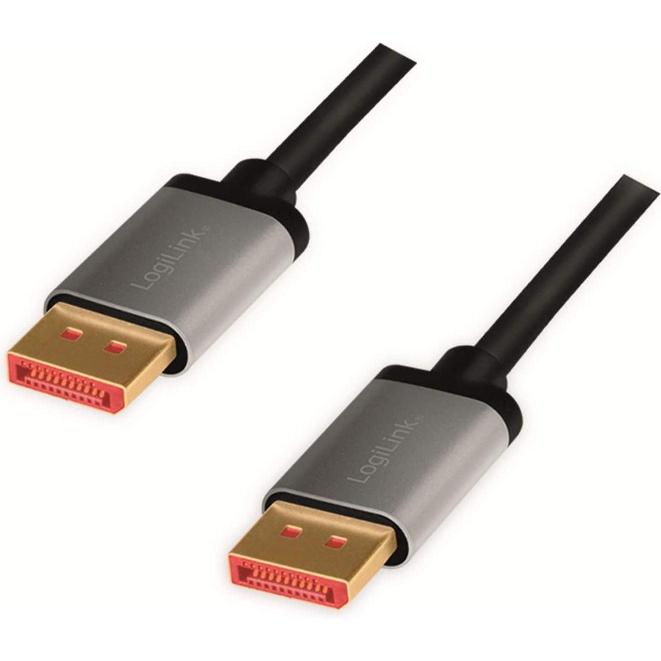 LogiLink DisplayPort-Kabel (3 m, DisplayPort), Video Kabel