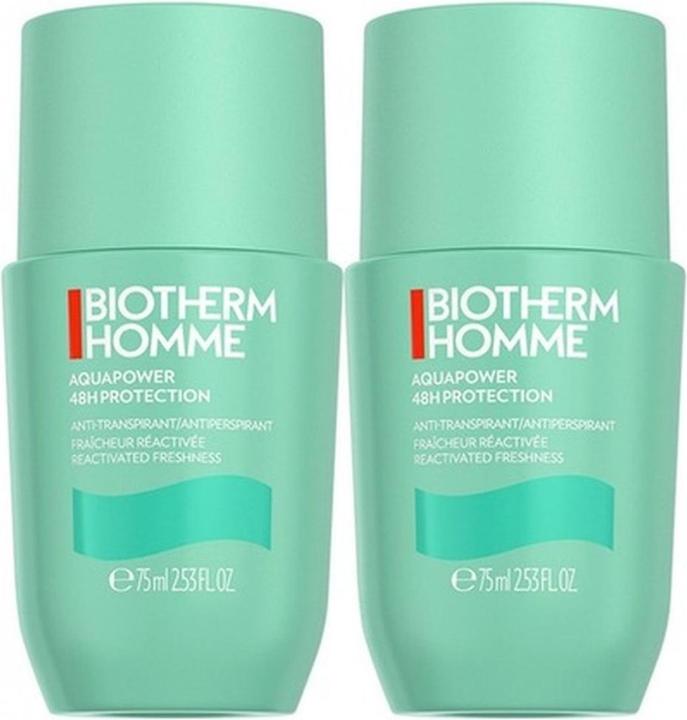 Biotherm Aquapower Cooling Effekt 48h Set mit 2 Stück (Spray, 75 ml)