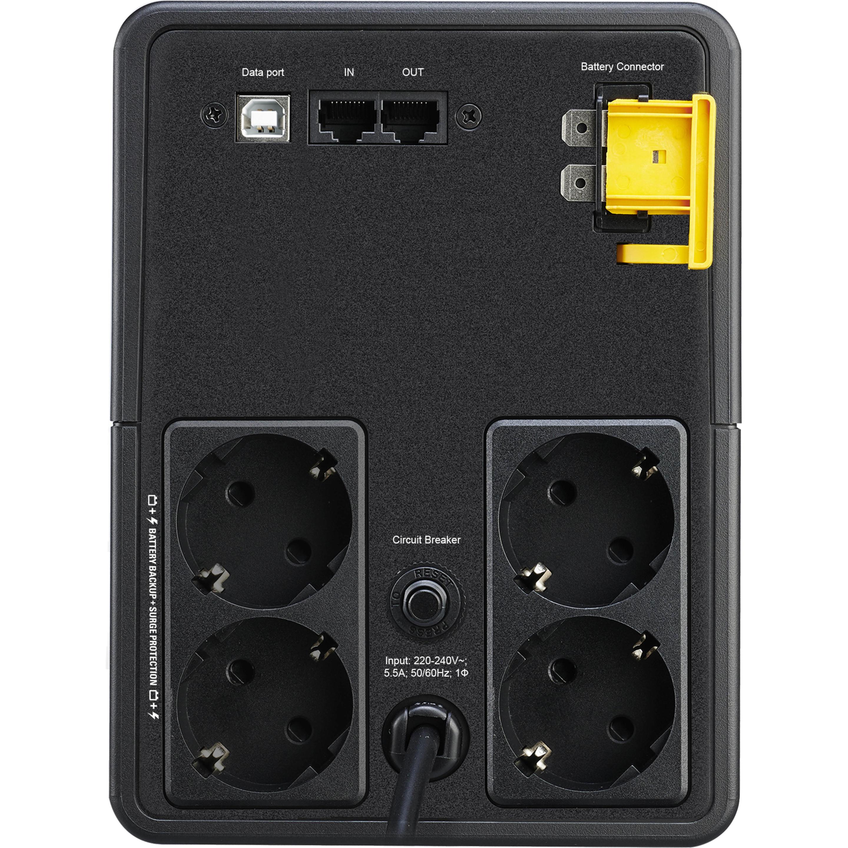 Thumbnail - APC BX1200MI-GR Unterbrechungsfreie Stromversorgung (USV) Line-Interaktiv 1200 VA 650 W 4 AC-Ausgänge (1.20 VA, 650 W, L...