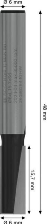 Actual product image Bosch Professional Zubehör Nutfräser
