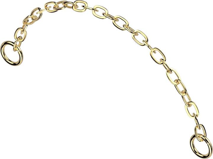 Immagine prodotto Star Piercing Verbindungskette Basic vergoldet (senza ottone, Titanio)