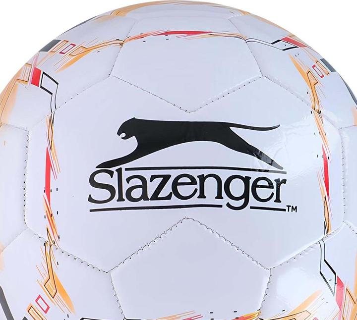 Actual product image Slazenger - Fussballball Grösse 5 (weiss / orange) (5)