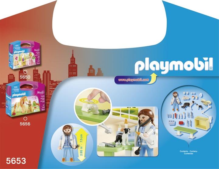 Image du produit Playmobil Vétérinaire à emporter (5653, Playmobil City Life)