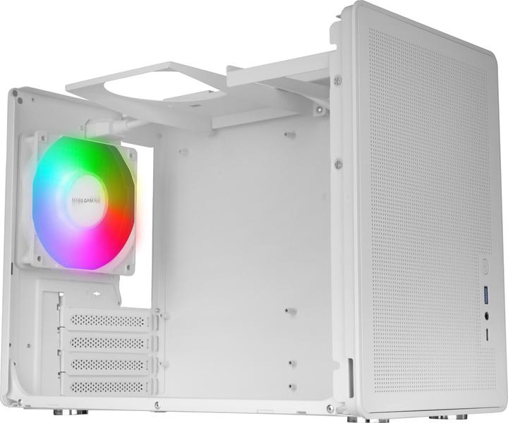Produktbild Mars Gaming Boitier Mini Tour Micro Atx Mc-Xps Avec Panneau Vitré (Blanc) (Mini-ITX, mATX)