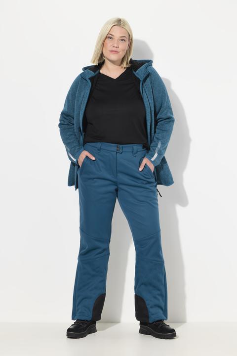 Produktbild Ulla Popken Softshellhose, wasserabweisend, Klettriegel, Schneefang (48)