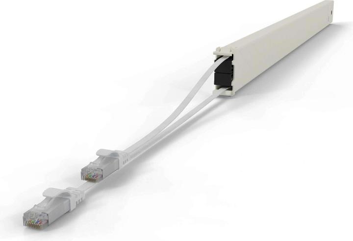 Actual product image PATCHBOX one / Cassette / 46RU / Cat 6A, UTP, 2.5 m, white (U/UTP, UTP, CAT6a, 2.50 m)