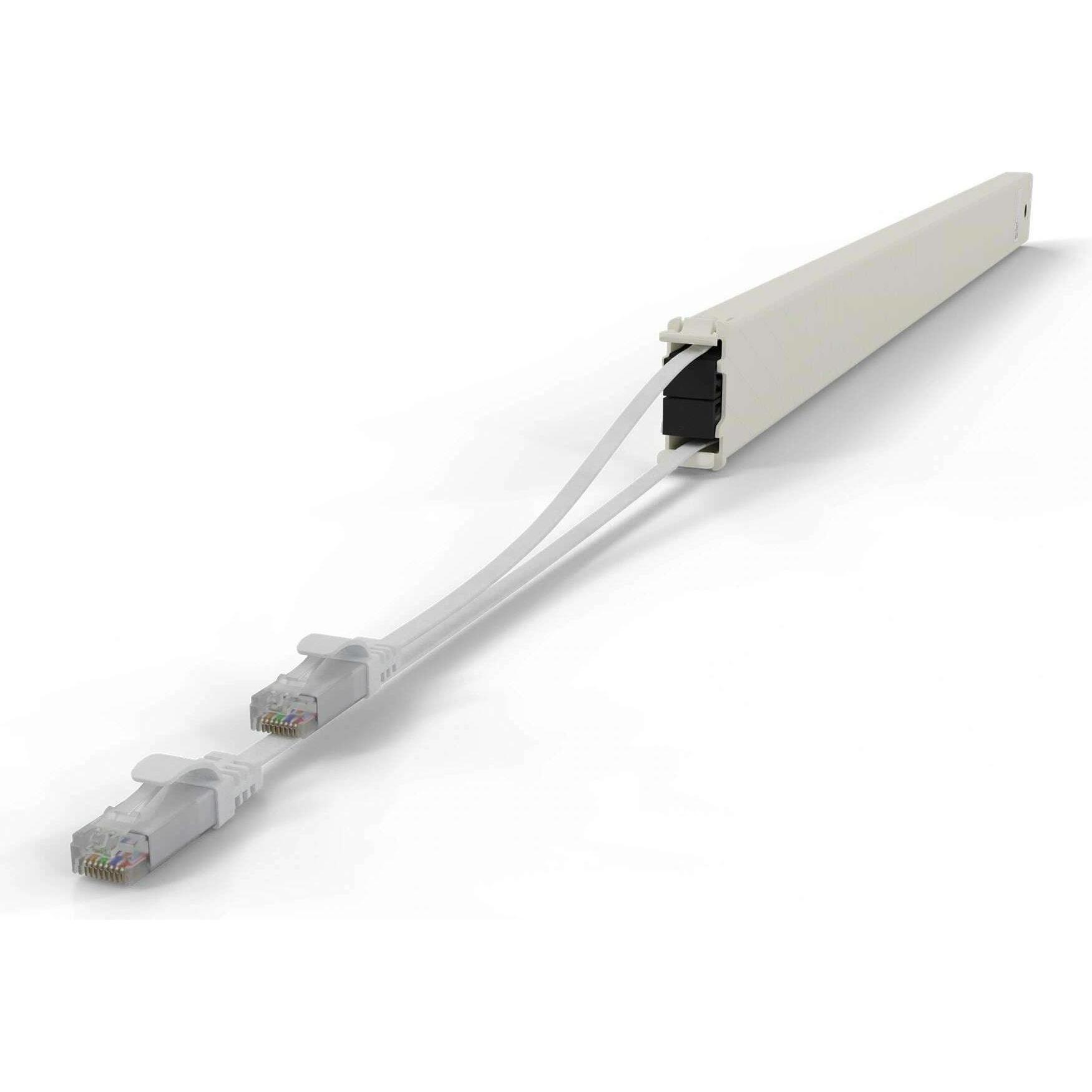 Thumbnail - PATCHBOX one / Cassette / 46RU / Cat 6A, UTP, 2.5 m, Weiss (U/UTP, CAT6a, 2.50 m), Netzwerkkabel