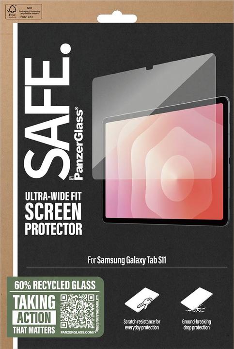 Actual product image Safe Screen Protector (1 pcs., Samsung Galaxy Tab S11)