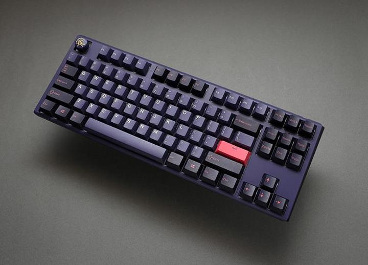 Actual product image Ducky One 3 Cosmic Blue TKL Gaming Keyboard, RGB LED - MX-Brown (DE, Cable)