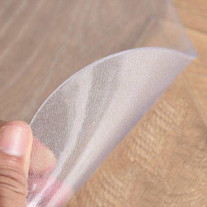 Produktbild Swisshandel24 Bodenschutzmatte, rutschfest, 1,5mm dick, 90x120cm, Transparent (90 x 120 cm)