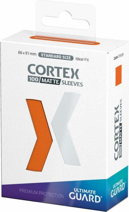 Produktbild Ultimate Guard 100 pochettes Cortex Sleeves taille standard Orange Mat