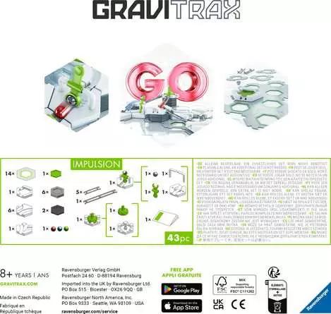 Productafbeelding Ravensburger GraviTrax BASE - GraviTrax GO Impulsion
