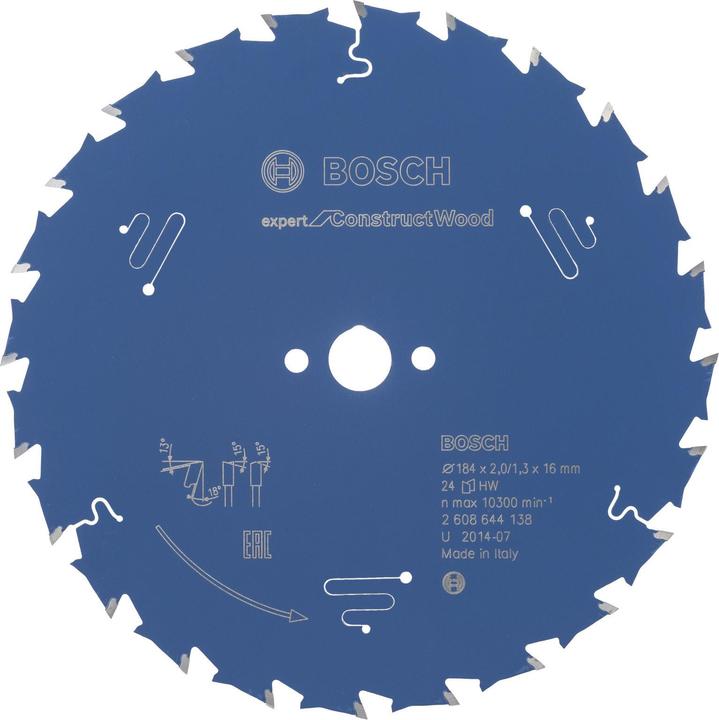 Actual product image Bosch Professional Zubehör Circular saw blade 184 x 16 x 1.3