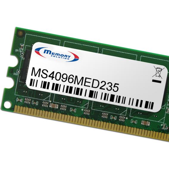 Memorysolution Memory Solution MS4096MED235 4GB Speichermodul (1 x 4GB), RAM Modellspezifisch
