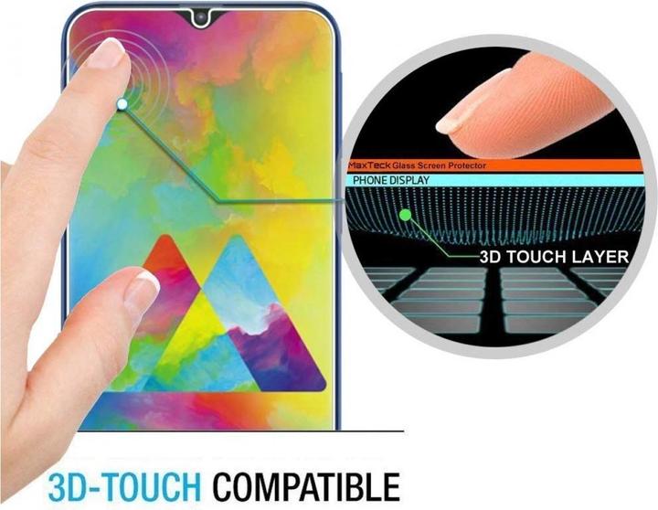 Image du produit Screenguard Samsung Galaxy M20 Film de protection en verre blindé Case Friendly Design (1 pcs, Samsung Galaxy M20)