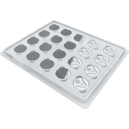Varta NUR FÜR INTERN: CR 2450 320er Pack Knopfzellen für elektr. Preisschild (20 Stk., CR2450), Batterien + Akkus