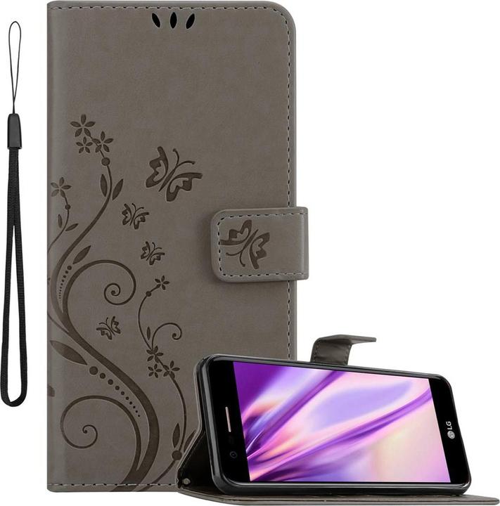 Actual product image Cadorabo Flower Book Cover (LG K10)