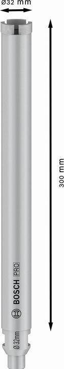 Produktbild Bosch Professional Zubehör PRO Core Cutter wet, 32 x 300 mm, G 1/2 Zoll (32Millimeter)