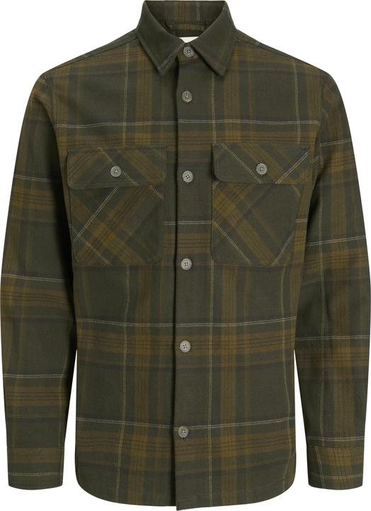 Produktbild Jack & Jones Jprrayle Melange Check L/S Overshirt Sn (S)