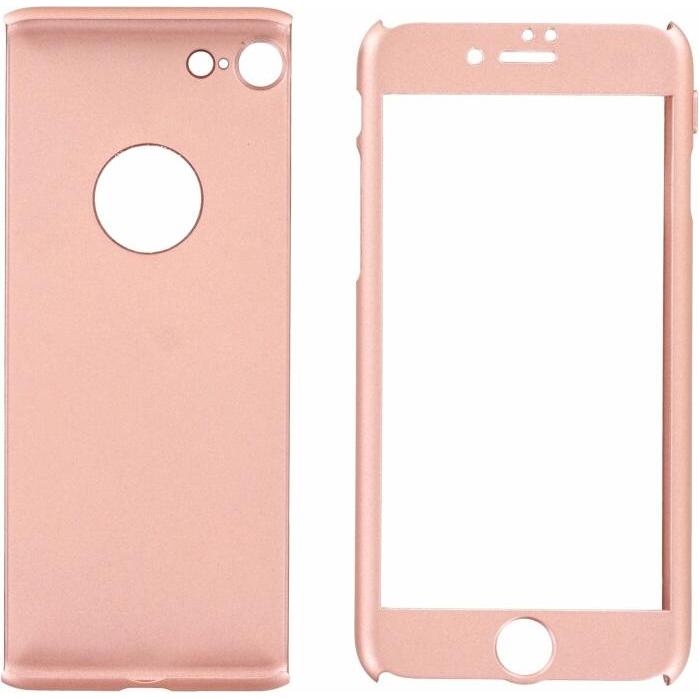 OEM 360 ° Hülle für iPhone 7 rose gold (Apple iPhone 7), Smartphone Hülle, Gold