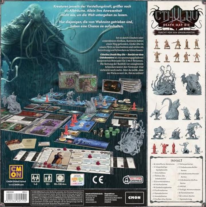 Produktbild Cmon CMND0504 - Cthulhu Death May Die Fear of the Unknown (Deutsch)