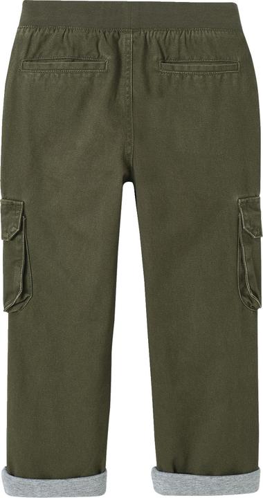 Actual product image Vertbaudet Boys' thermal cargo trousers with stretch waistband Oeko-Tex (110)