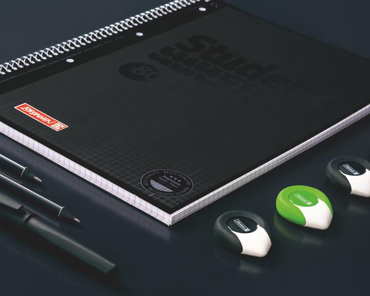 Actual product image Brunnen College notebook (A4, Checked, No binding)