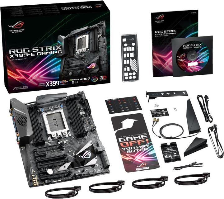 Produktbild ASUS ROG Strix X399-E Gaming (TR4, AMD X399, E-ATX)