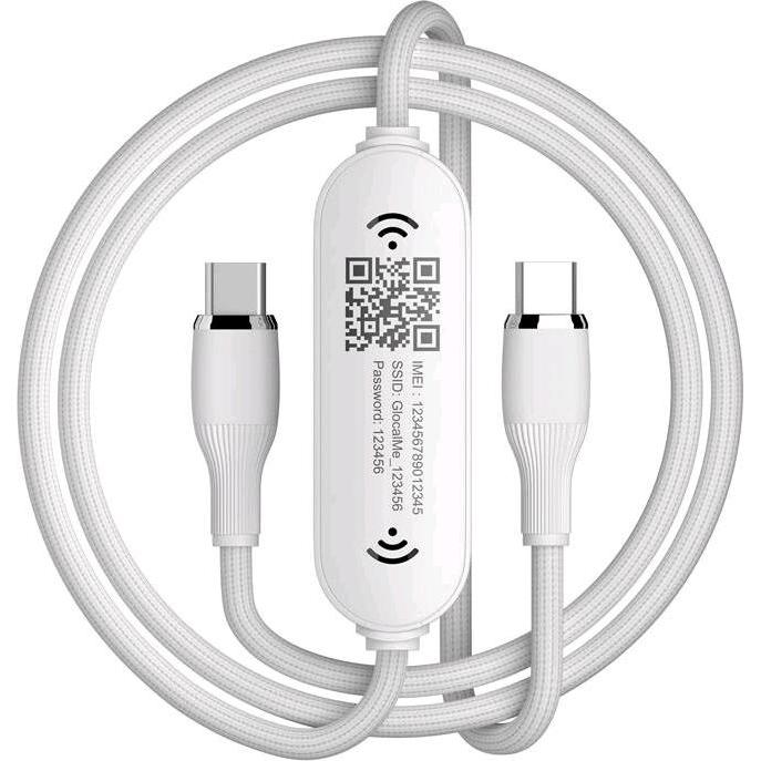 GlocalMe Unicord Cable Mobile Wifi Hotspot inkl. 10GB Daten, Router, Weiss