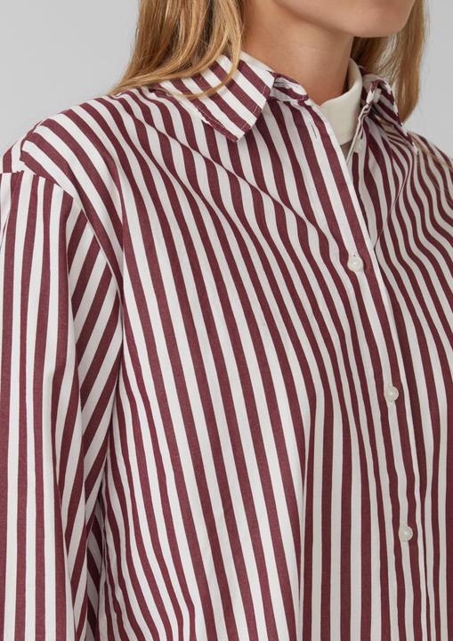 Immagine prodotto s.Oliver Bluse Gestreifte Baumwoll-Bluse mit Smok-Detail (48)