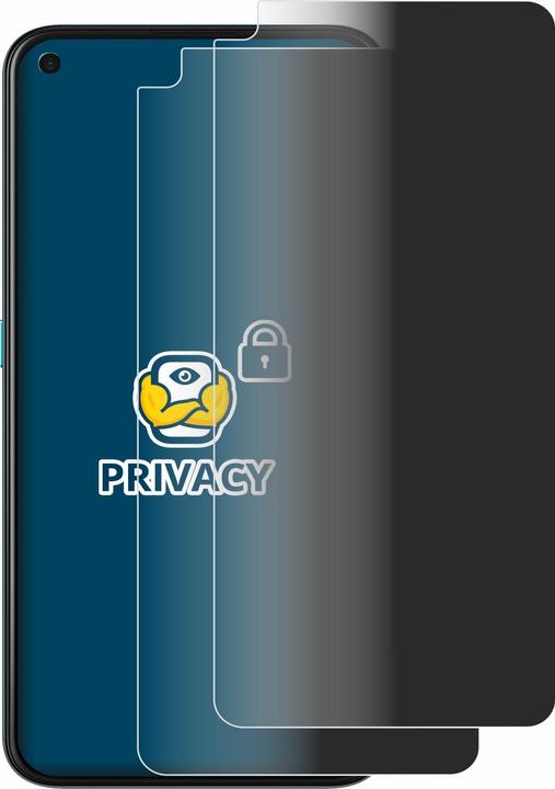 Actual product image BROTECT Anti-spy privacy film Blue light protection film (2 Piece, Nokia 5.4)