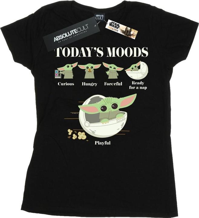 Immagine prodotto Star Wars The Mandalorian The Child Moods Maglietta Donna (XXL)
