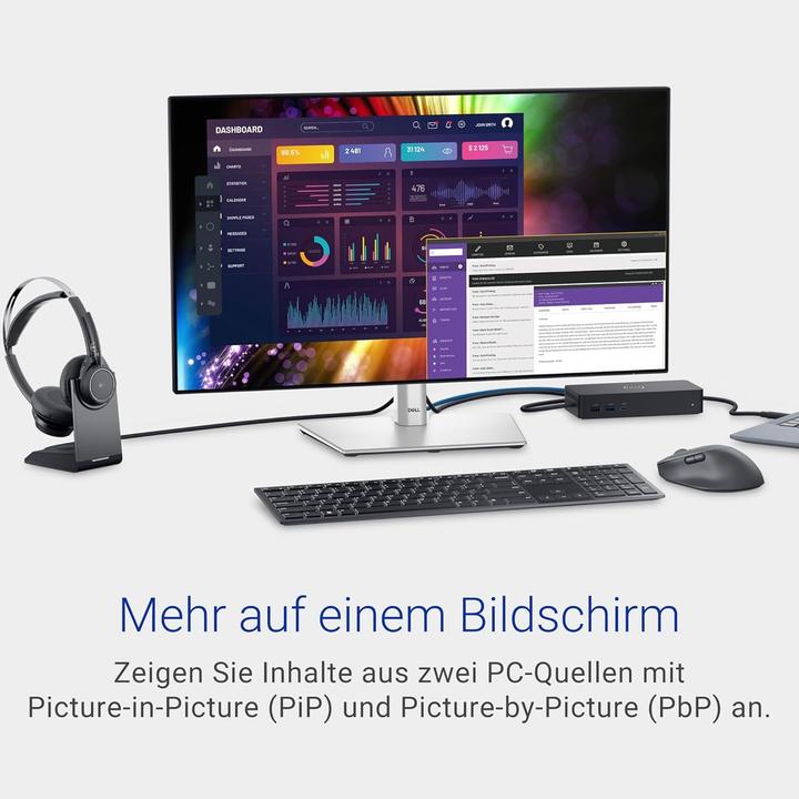Actual product image Dell UltraSharp U2724D (2560 x 1440 pixels, 27")
