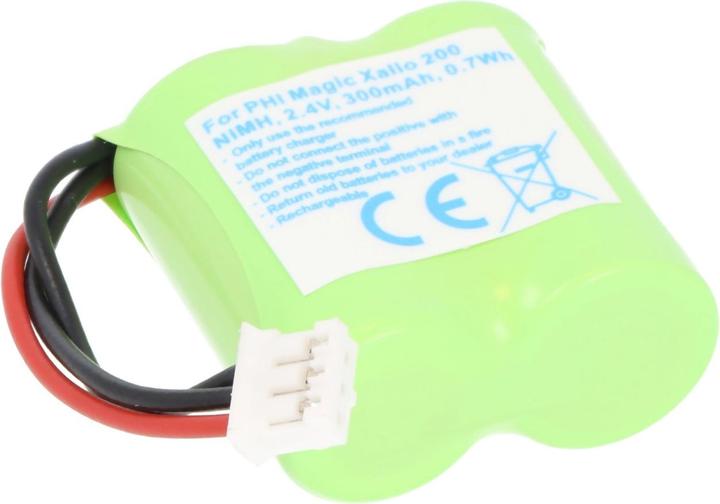 Image du produit XCell Batterie compatible avec Philips Magic Xalio 200, NiMH, 2,4V, 300mAh