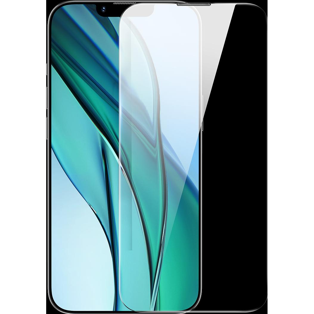 Baseus All-glass Crystal Tempered Glass EasyStick Film (Cellular Dust-proof) iP14 (Pack of 2) (2 Stück, Apple iPhone 14 ...