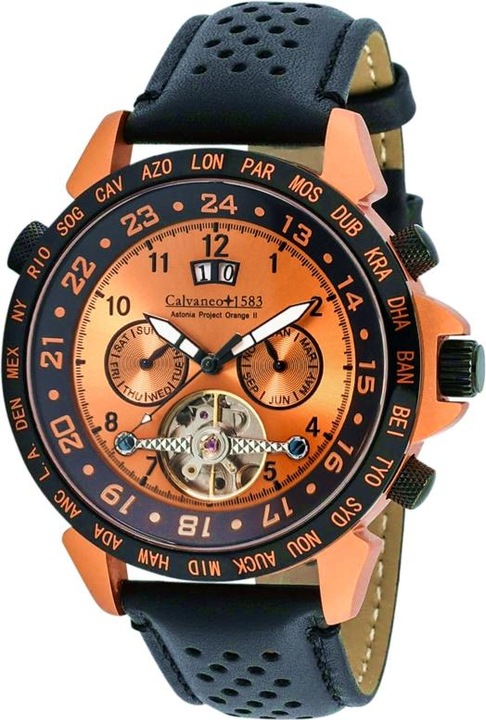Produktbild Calvaneo 1583 Astonia Project Orange II Aluminium Edition Automatikuhr (44 mm)