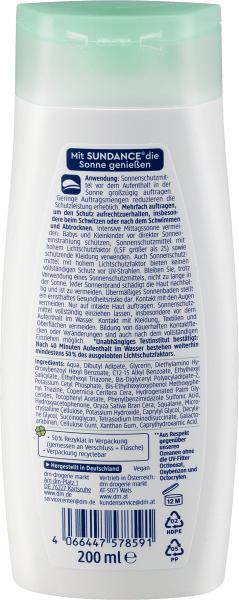 Produktbild dm Sundance Sensitiv Sonnenbalsam (Sonnenmilch, SPF 50, 200 ml)