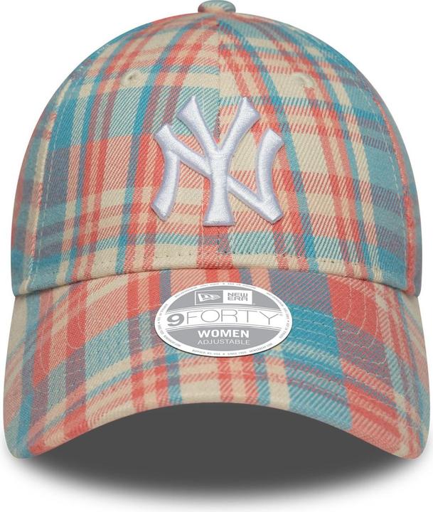 Actual product image New Era 9Forty Damen Cap - Check New York Yankees Multi