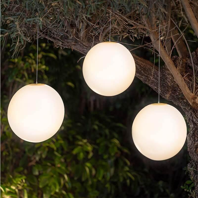 Thumbnail - Newgarden, Gartenbeleuchtung, PIANETA 45 LED Hängeleuchte 45cm, Fernbedienung, dimmbar E27 IP44 (E27, IP44)